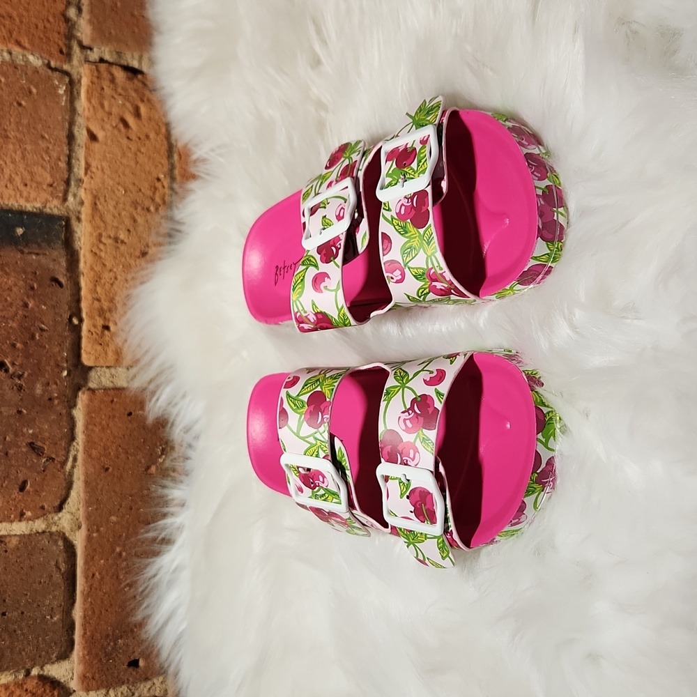 Betsey Johnson Cherry Print Sandal